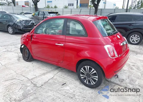 2012 Fiat 500 Pop z USA, uszkodzony, nr VIN 3C3CFFAR4CT383478
